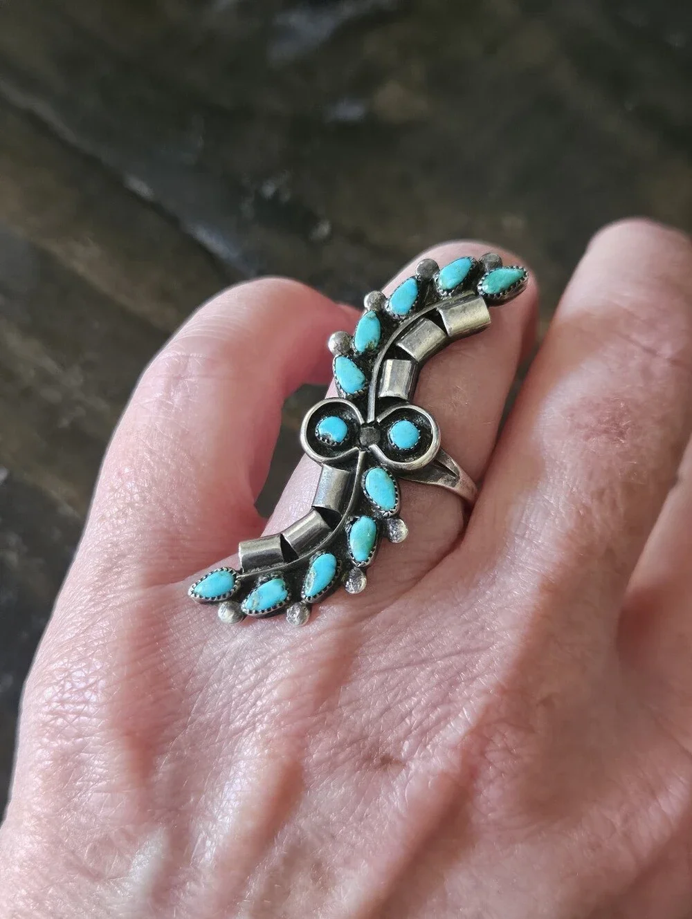 Zuni | Jewelry | Zuni Vintage Turquoise Ring | Poshmark